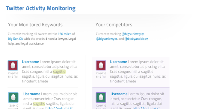 Twitter Activity Monitoring